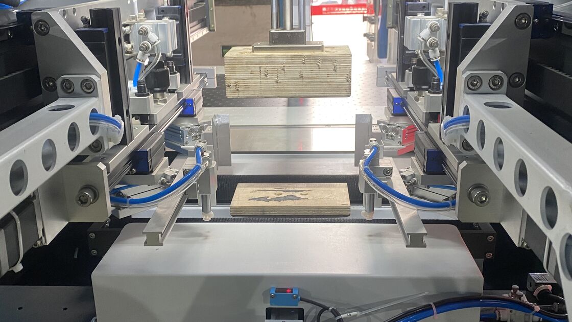 이중 공급 이중 성형 하드 박스 제작기 고속 고정밀 풀 서보 제어