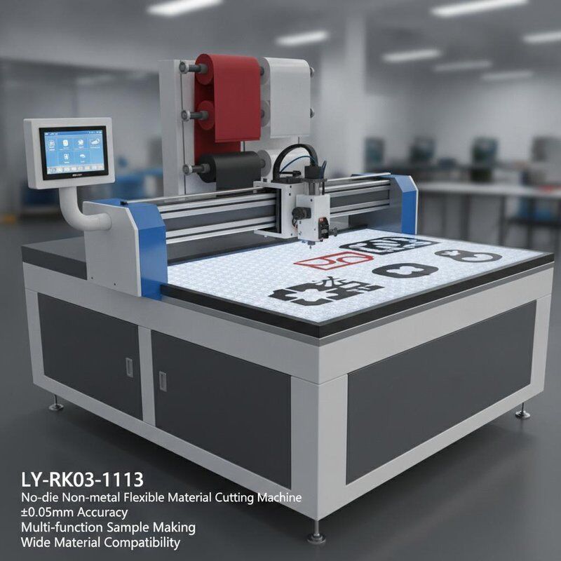 LY-RK03-1113 No-die Non-metal Flexible Material Cutting Machine with ±0.05mm Accuracy for Multi-function Sample Making and Wide Material Compatibility