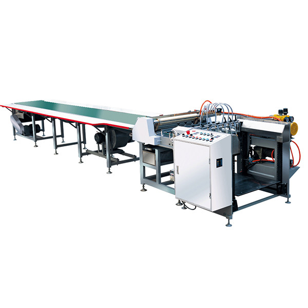High Efficiency Automatic Gluing Machine For Rigid Box / Set Up Box / Cover Making