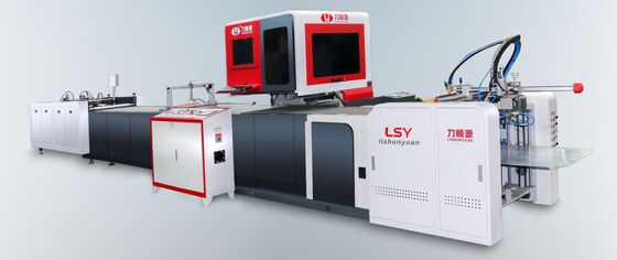 휴대 전화 상자, 달 케이크 상자, 차 상자에 대한 완전히 자동화 된 기계 시각 케이스 포장 시스템