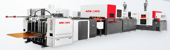 2 in 1 지능형 자동 고속 고형 카드보드 딱딱 박스 제작 기계 50-52PCS/min