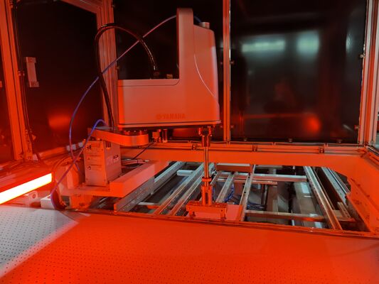 터치 스크린 인터페이스와 PLC 자동 위치 기계 자동 생산 속도 35-45pcsmin